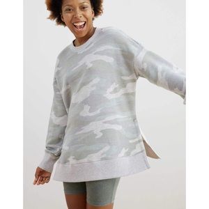 Aerie Camo Pullover Sweatshirt